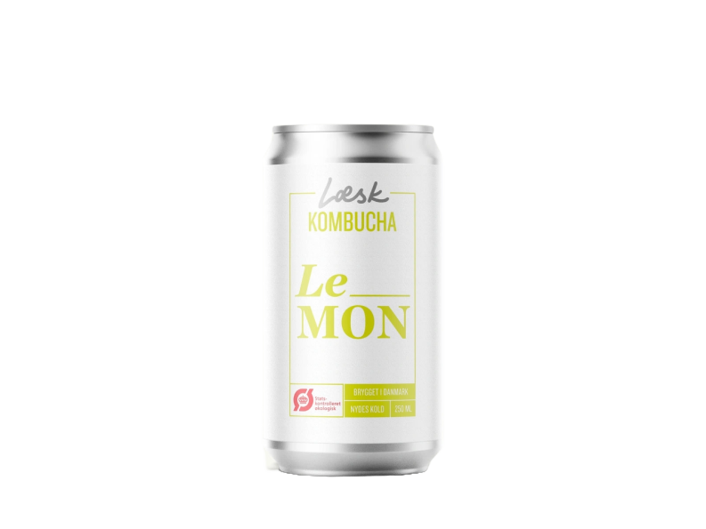 LÆSK Kombucha Lemon, Økologisk 24stk, 25cl,