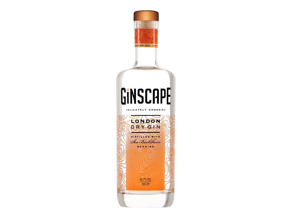 Ginscape London Dry Gin, Sea Buckthorn