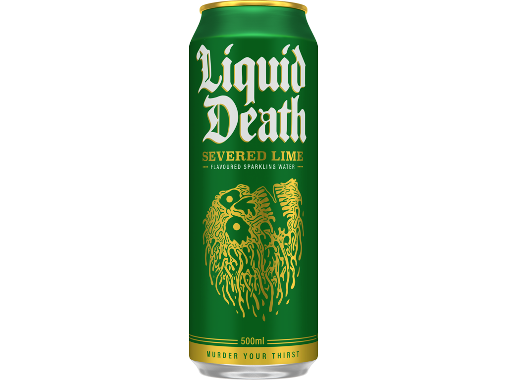 Liquid Death Sparkling Lime 50cl, 12stk, 