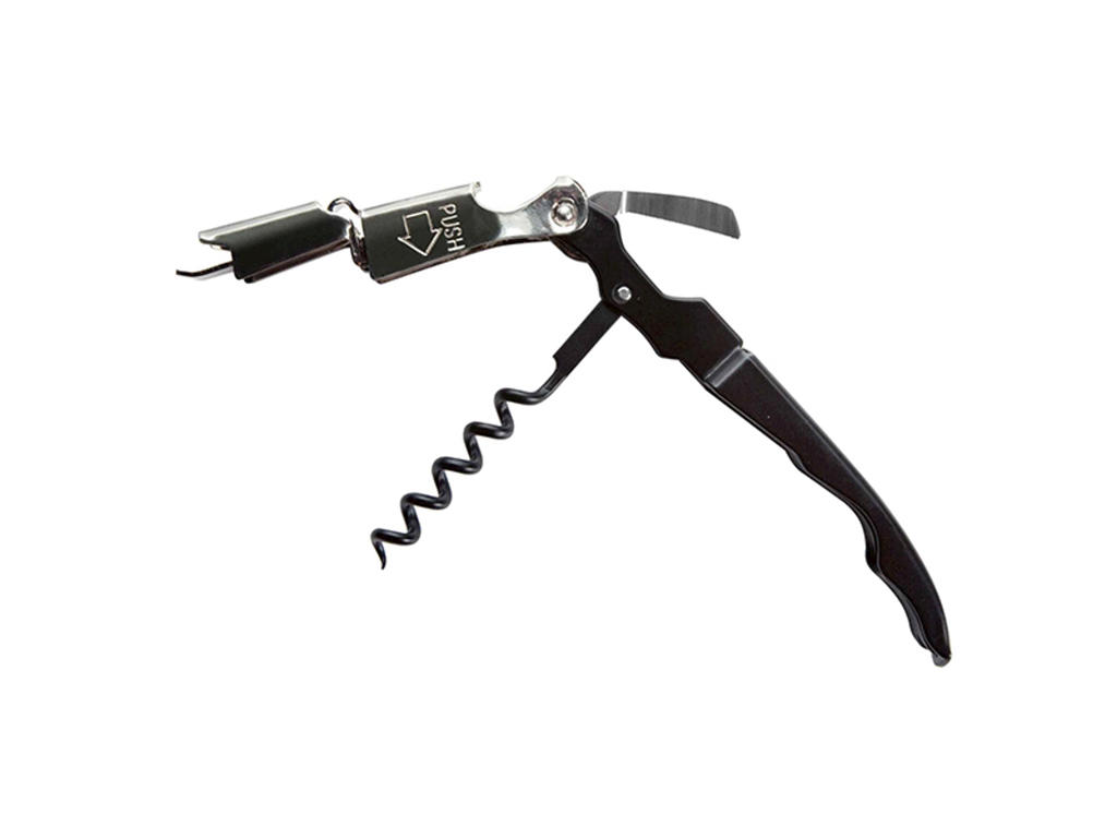 Proptrækker Teflon Sort