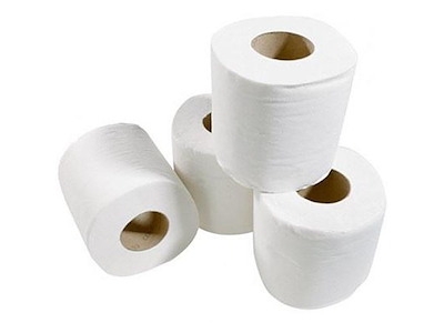 Toiletpapir, 2 lags 33,75 m, 15gsm, 12x8rl/kolli