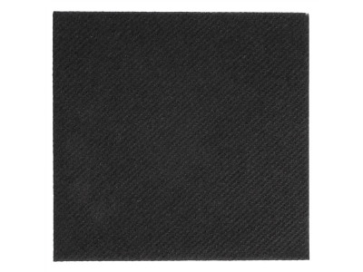 Duni Soft Airlaid Sort 20x20cm (100 stk)