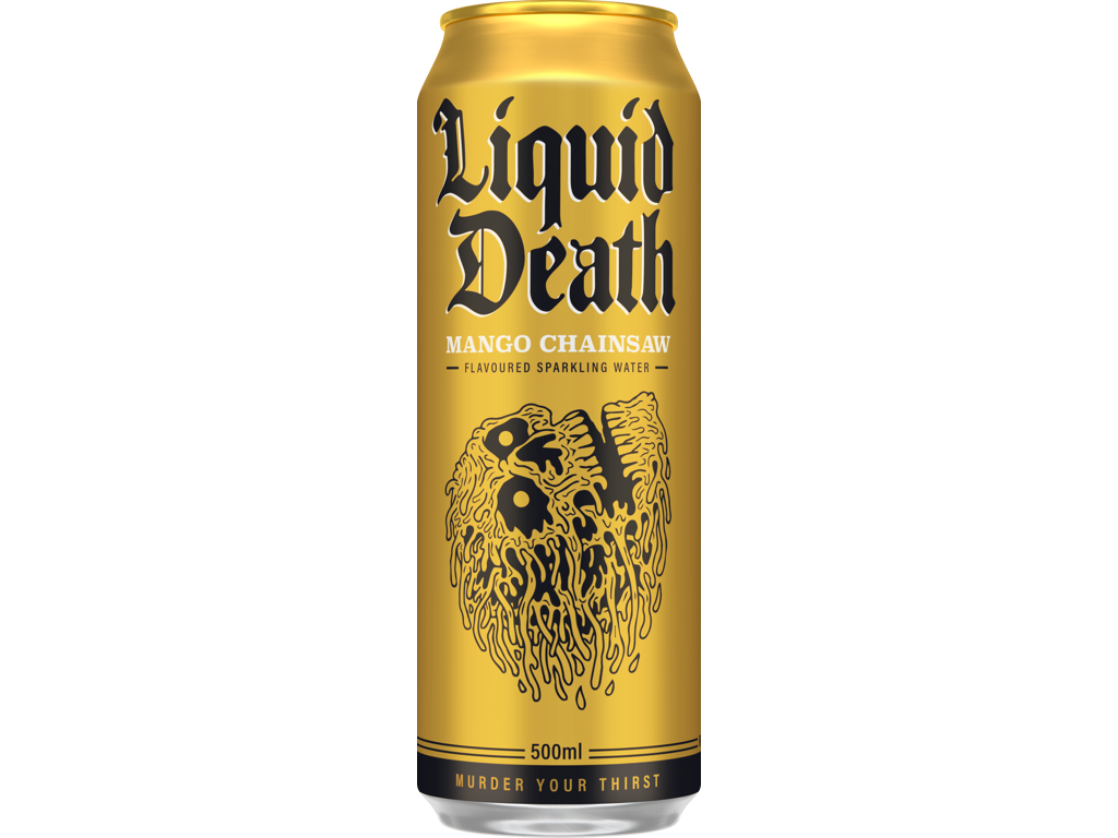 Liquid Death Sparkling Mango 50cl, 12stk,