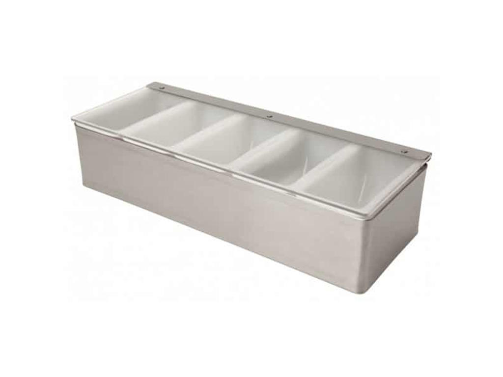 Garnish 5x rumdeler i stål