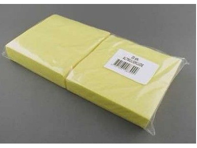 Altmuligklud, 38x38cm, 110 g/m2, gul, 20stk/pk
