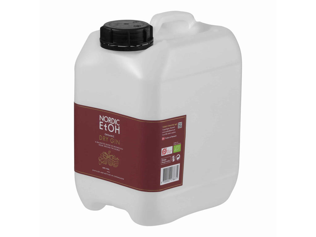 Nordic EtOH - Organic Dry Gin 5L, Red Berries&Pink
