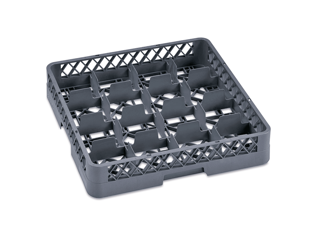 Grå Opvaskebakke 16 rum