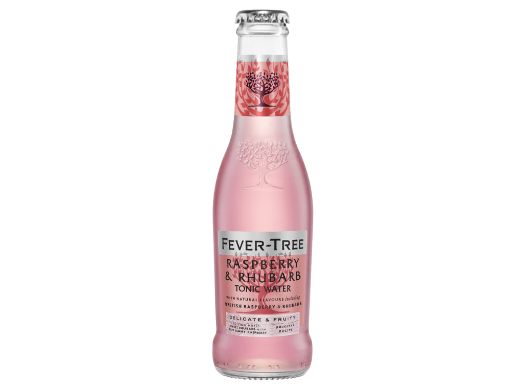 Fever Tree Raspberry & Rhubarb Tonic, 24 stk, 20 cl, 