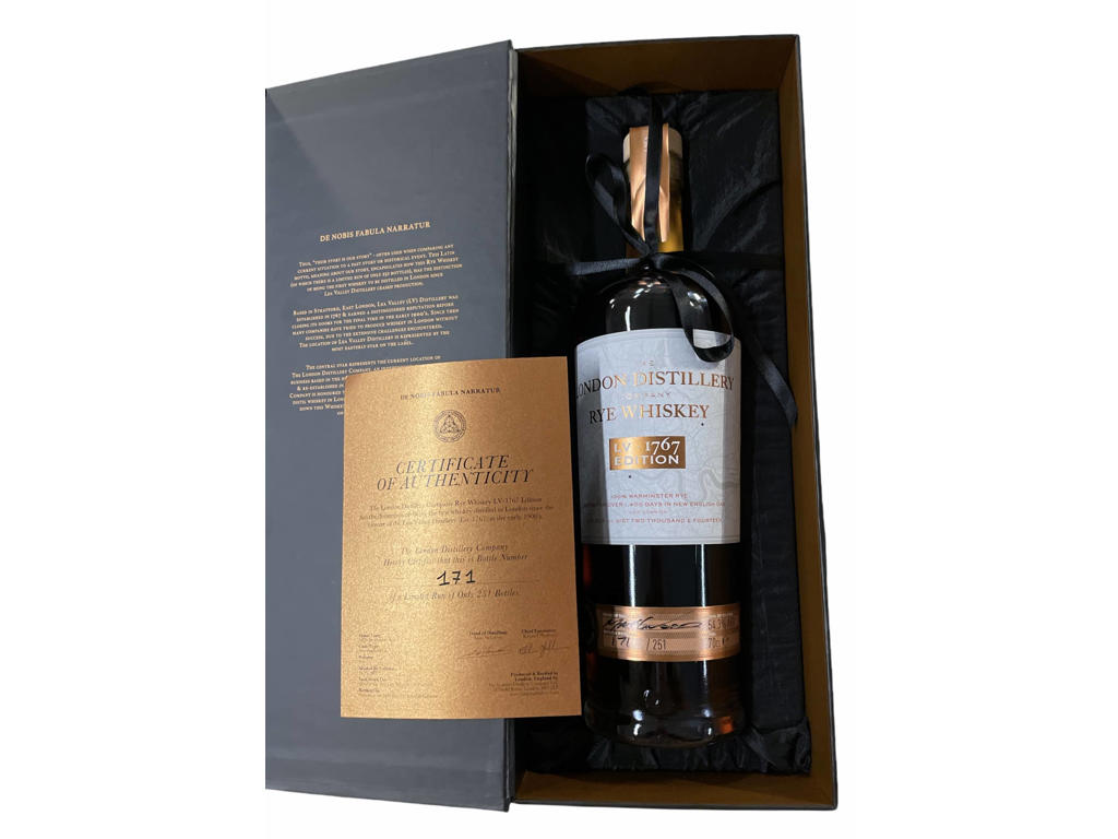 The London Distillery Rye Whiskey