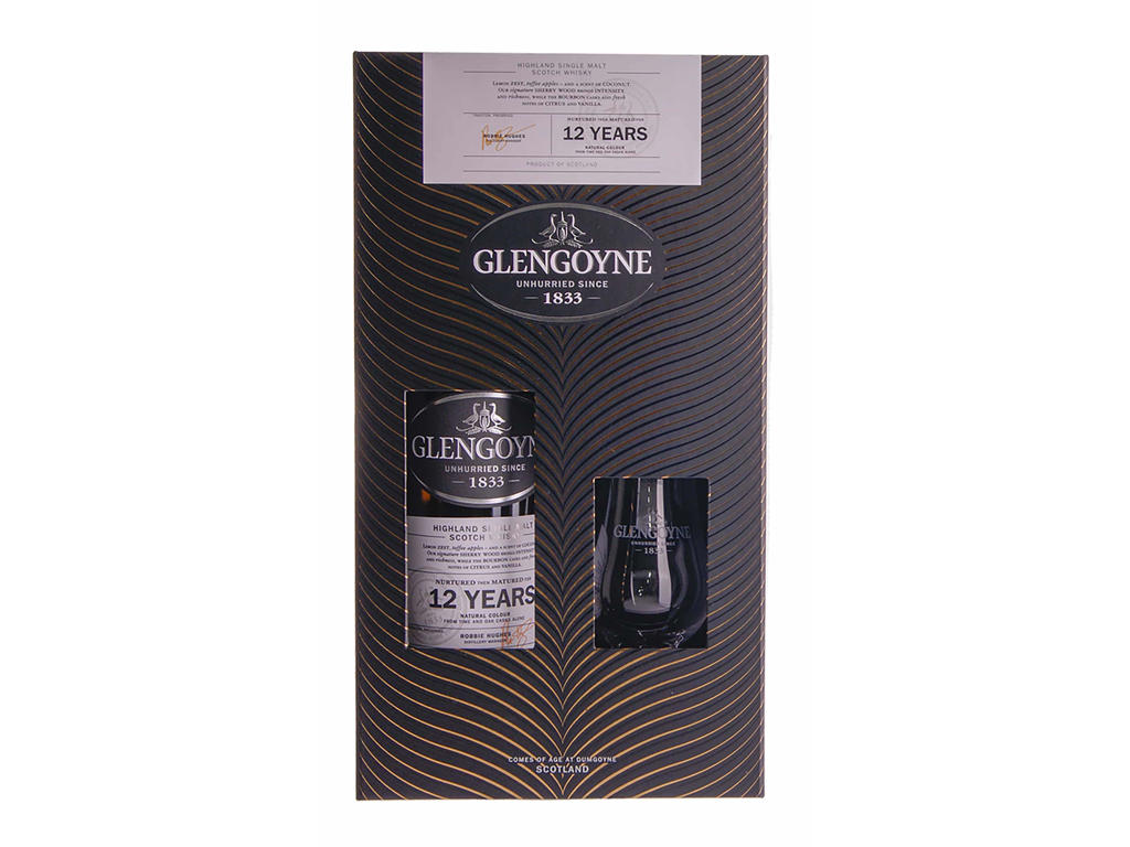 Glengoyne 12yo med Glas