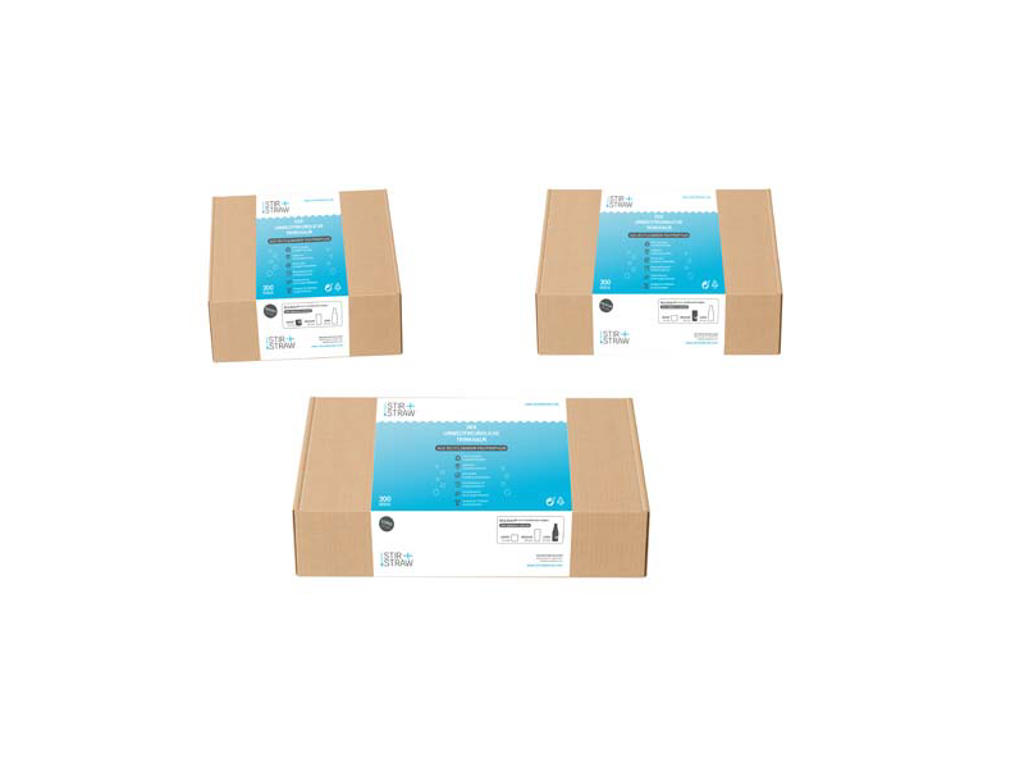 Stir + Straw 200x6 mm (200 stk)