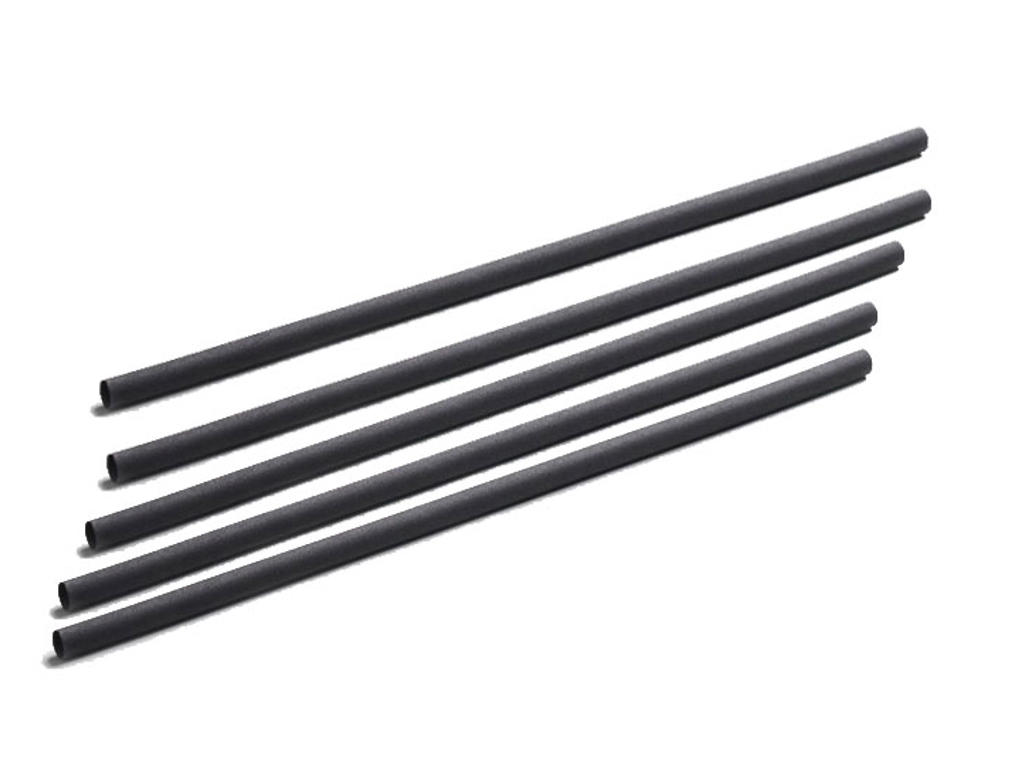 Bambusfibre Sugerør Sort 8x150mm (200stk)