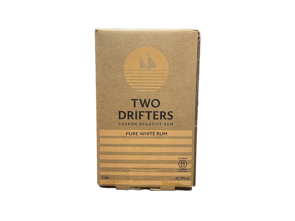 Two Drifters Pure White Rum 5L BIB