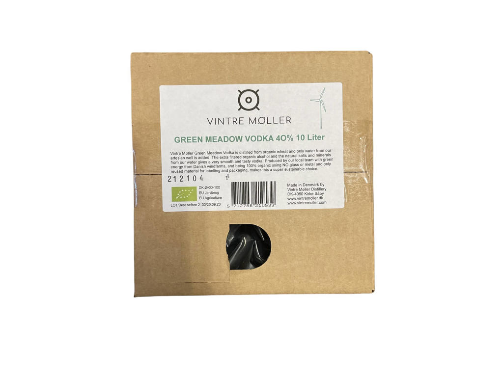 Vintre Møller Green Meadow Organic Vodka 10L