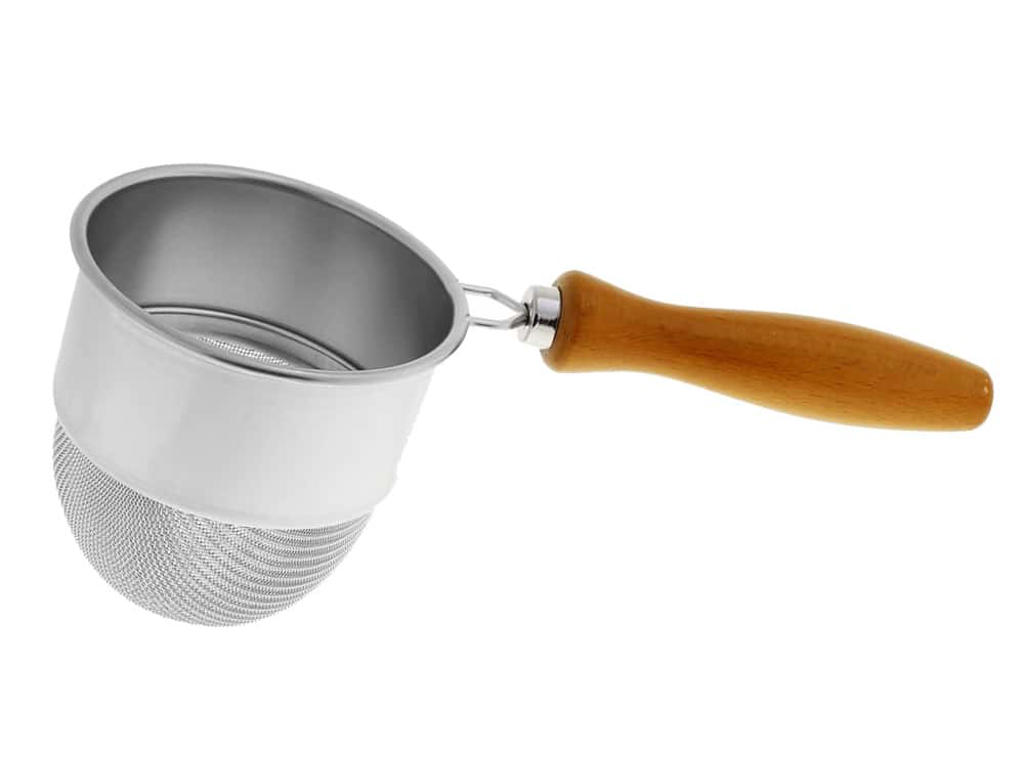 Japansk Strainer Dyb Træskaft