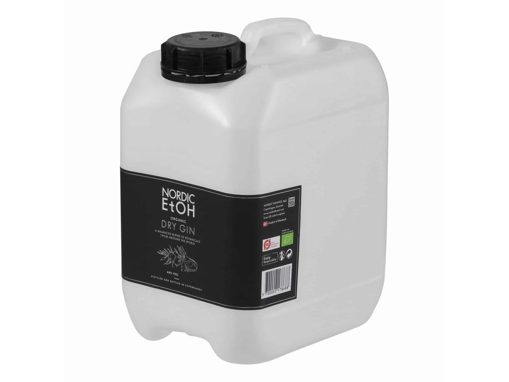Nordic EtOH - Organic Dry Gin 5L, Original Black