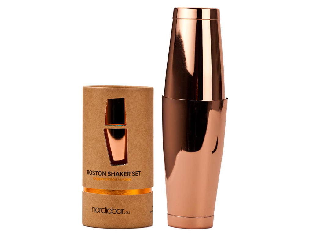 Nordicbar Boston Shaker Tin/Tin 75 cl Kobber