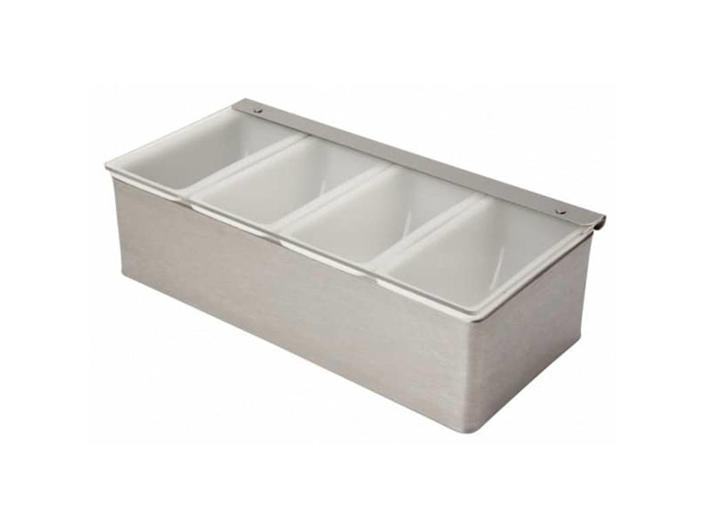 Garnish 4x rumdeler i stål