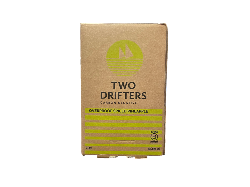 Two Drifters Overproof Spiced Pineapple 5L BIB