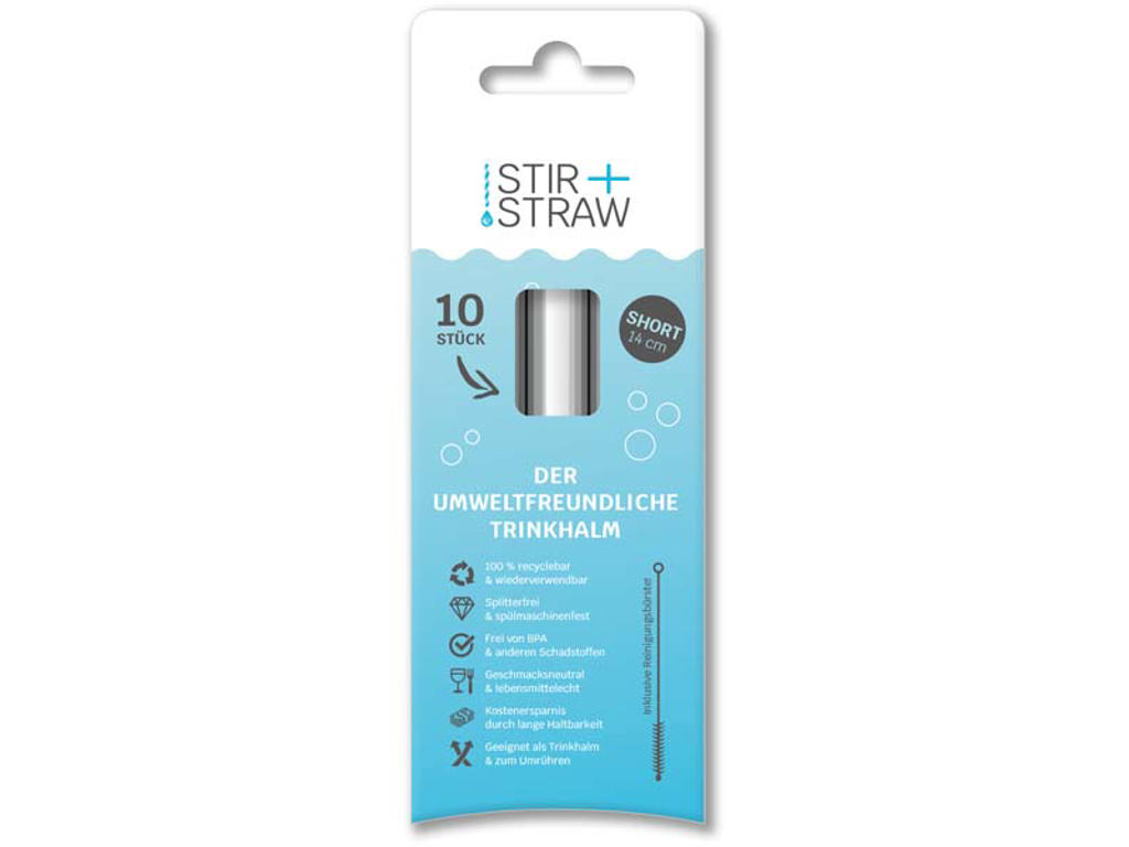 Stir + Straw 140x6 mm  (10 stk)