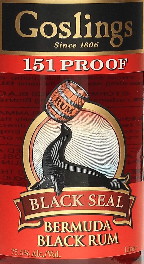 Goslings Black Seal 151 Proof Rum