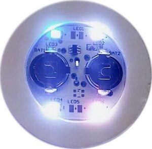 LED Sticker Hvid Lys 5 cm (5 stk)