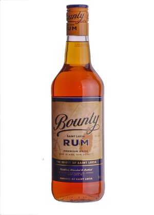 St. Lucia Bounty Dark Rum, Flaske
