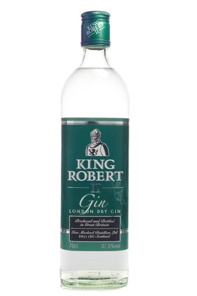 King Robert Gin, Flaske