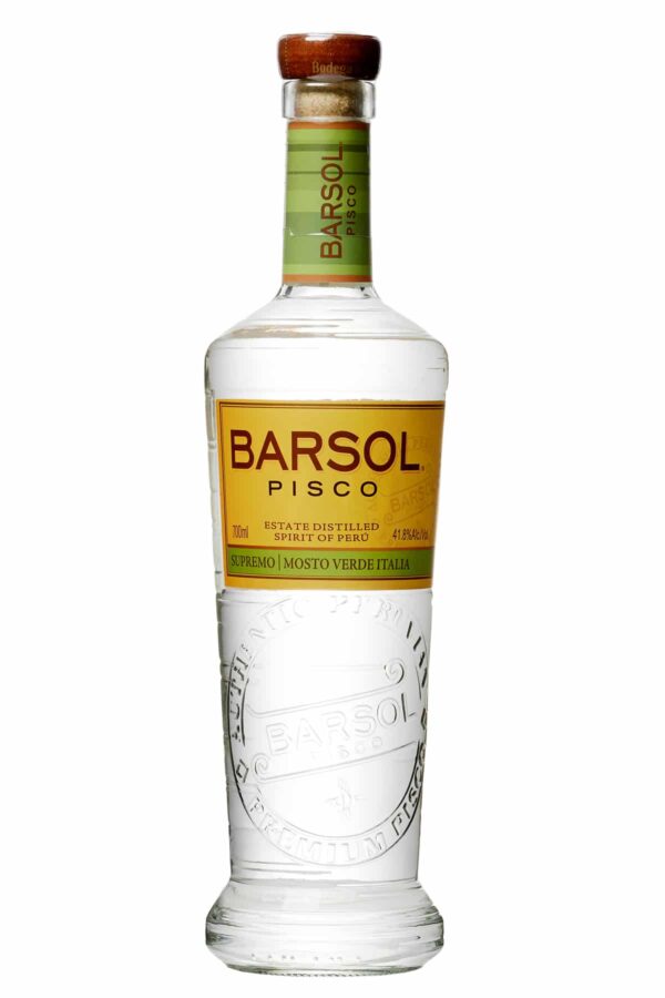 Barsol Mosto Verde Italia Pisco, Flaske