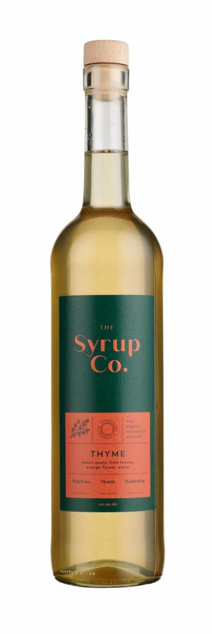The Syrup Co. Thyme & Lemon - ØKO