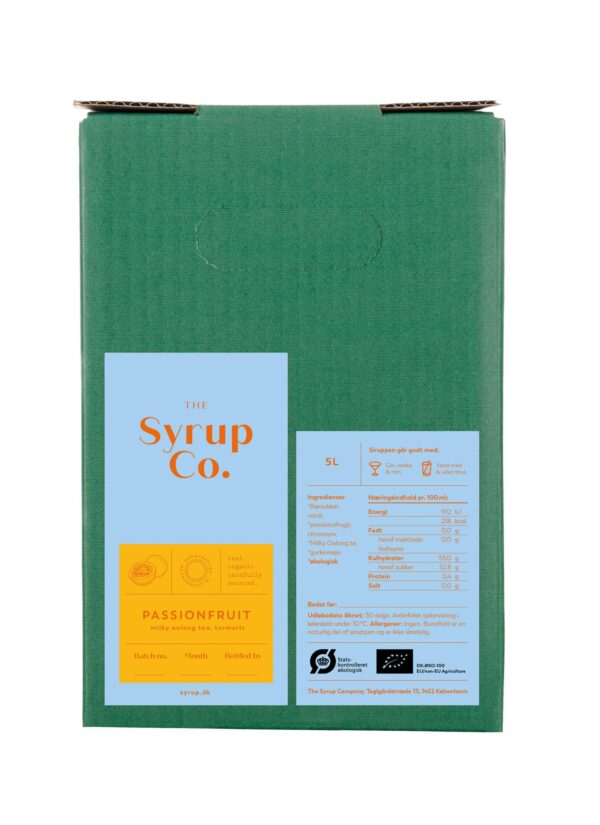 The Syrup Co. Passion & Oolong Tea 5L BIB - ØKO