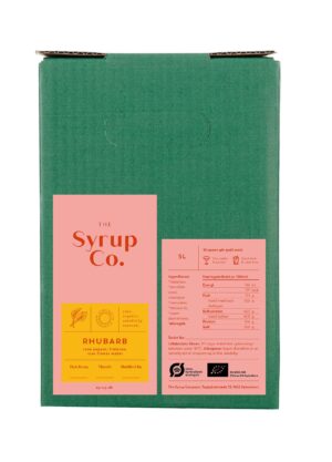 The Syrup Co. Rhubarb & Pink Pepper 5L BIB - ØKO