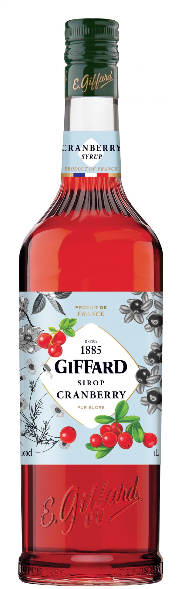Giffard Cranberry Syrup, Flaske