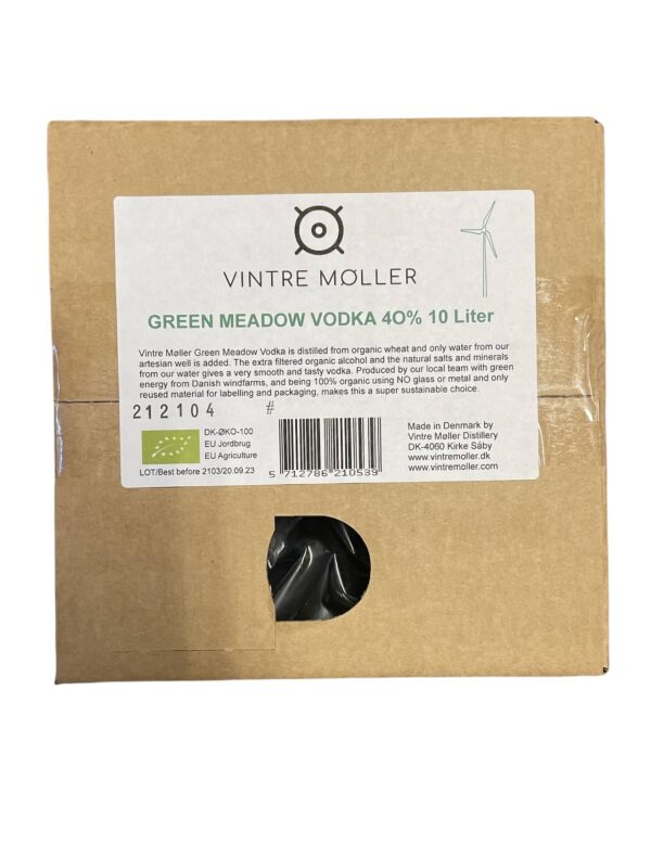 Vintre Møller Green Meadow Organic Vodka 10L