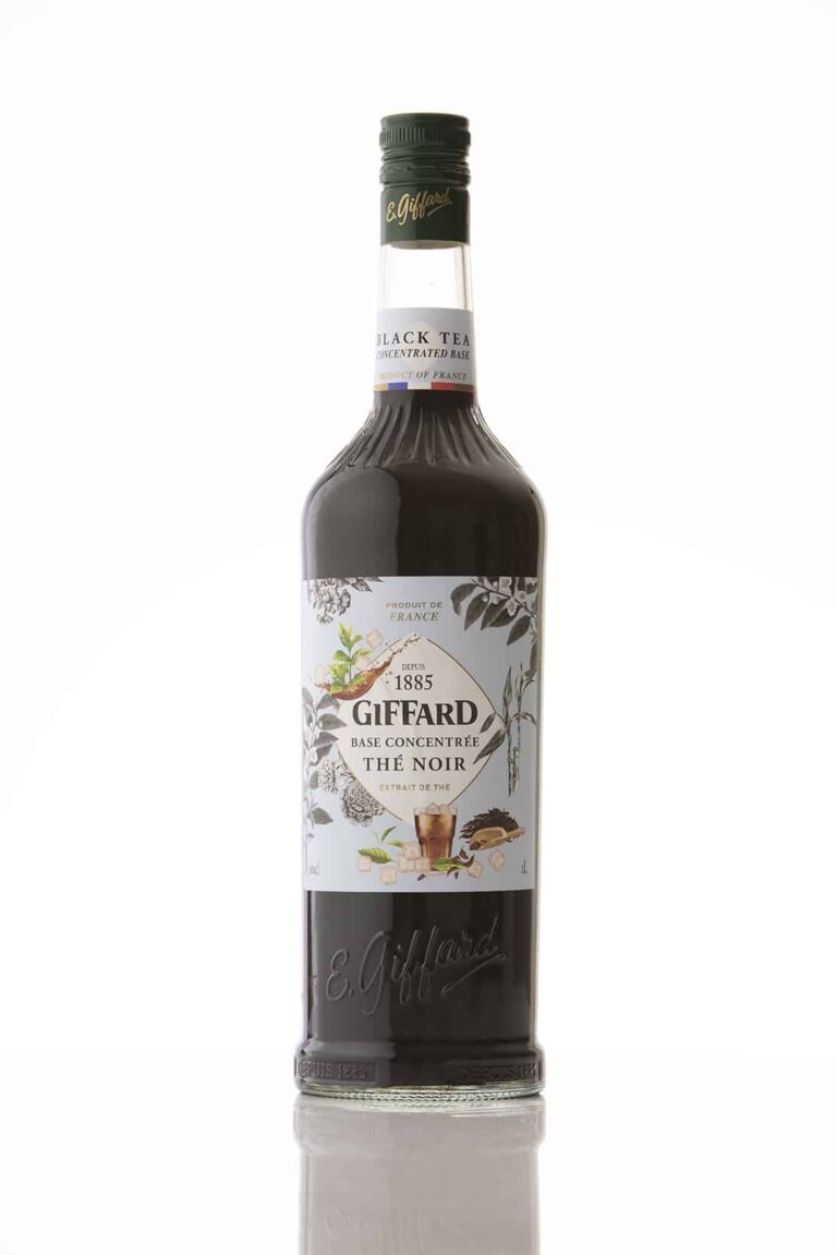 Giffard Black Tea Syrup Dansk Distribut R Sprit Co