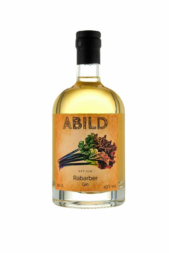 Abild Rabarber Gin, Flaske