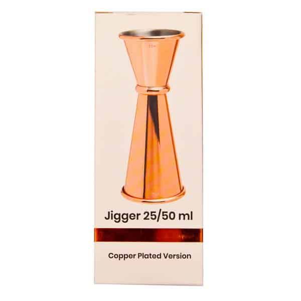 Nordicbar Jigger V-Shape 25/50 ml Kobber