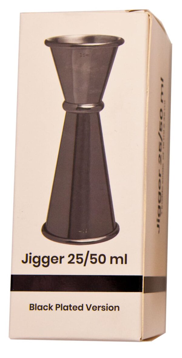 Nordicbar Jigger V-Shape 25/50 ml Black