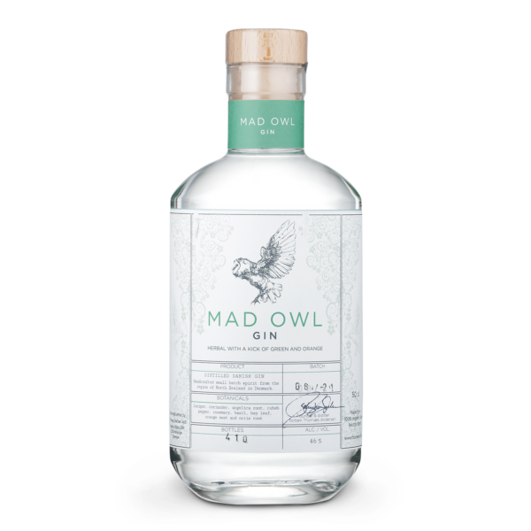 Mad Owl Gin Herbal, Flaske