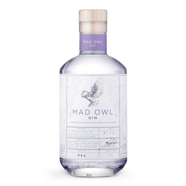 Mad Owl Gin Lavender, Flaske