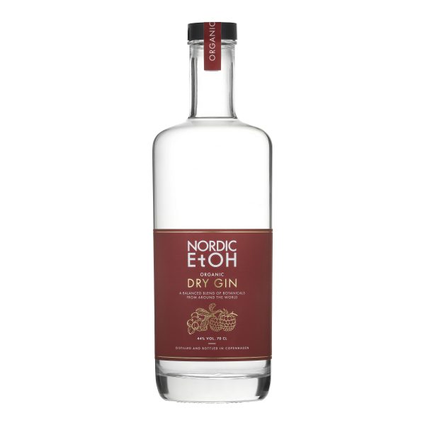 Nordic EtOH – Organic Dry Gin Red, Flaske