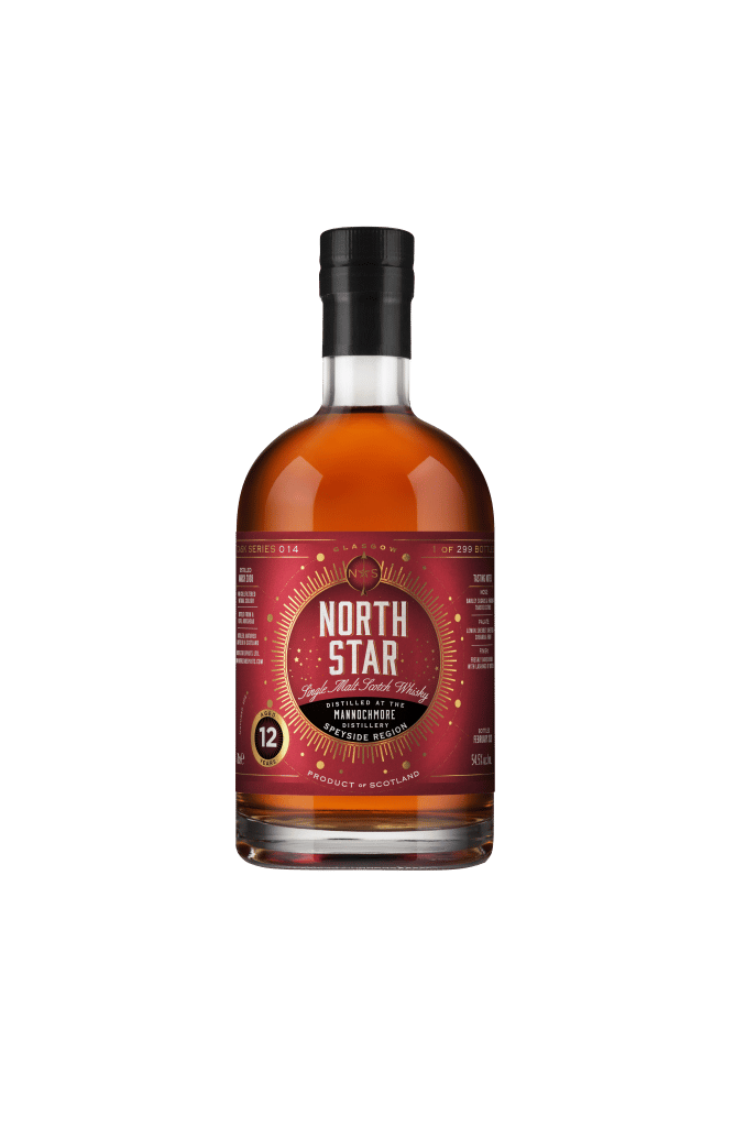 North Star Mannochmore Whisky, Flaske