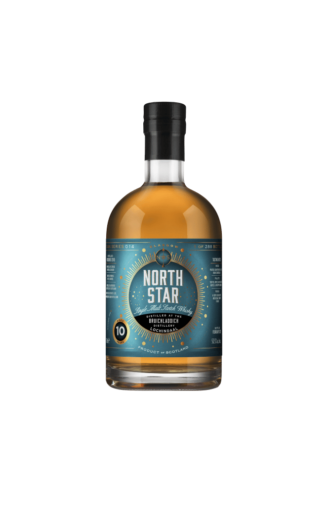 North Star Bruichladdich Lochindhaal Whisky, Flaske