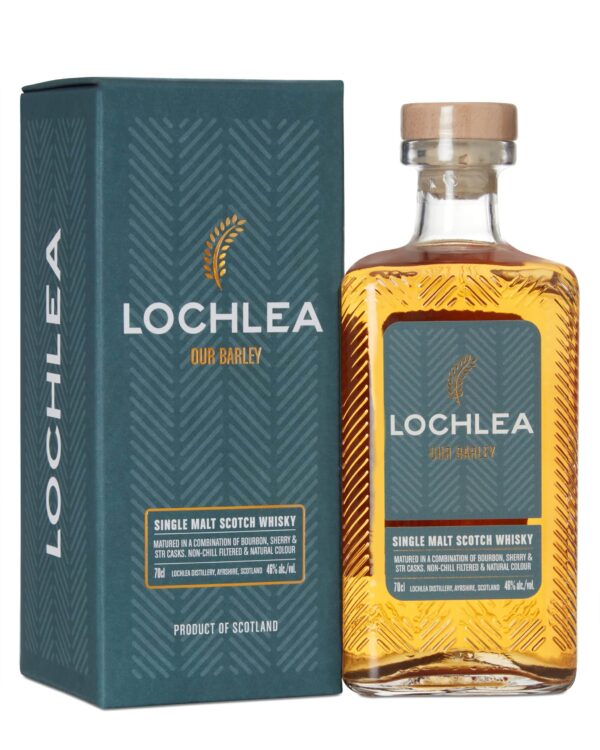 Lochlea Whisky Our Barley, Flaske og gaveæske