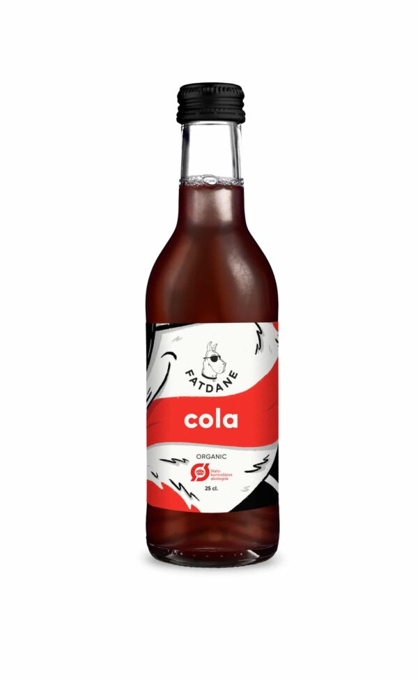 Fatdane Cola Øko 25cl, Flaske