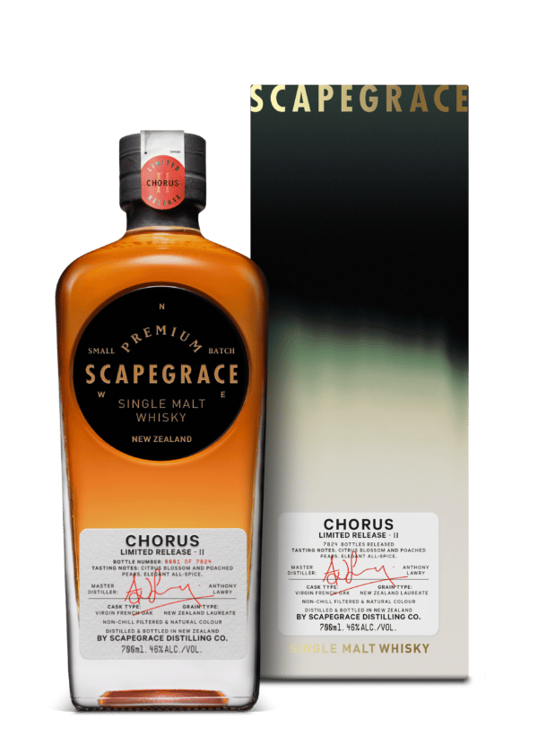 Scapegrace Single Malt Chorus II, Flaske og gaveæske